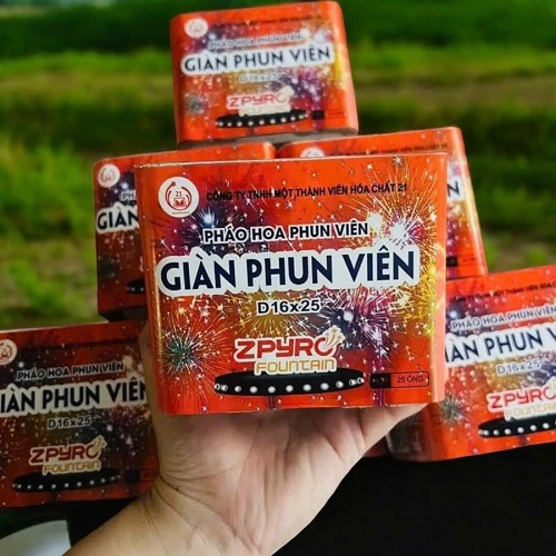 Giàn phun viên đặc biệt 25 ống