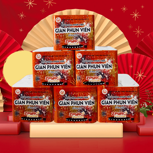 Giàn phun viên nén 25 ống phóng Z121 Cao cấp