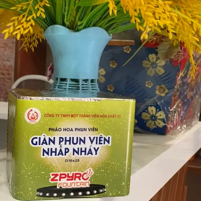 Giàn phun viên nhấp nháy 25 ống