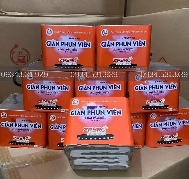 Giàn phun viên Bộ Quốc Phòng 2025