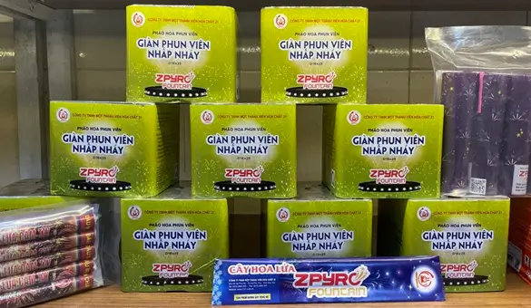 Giàn pháo hoa nhấp nháy hiệu ứng đẹp cho sân khấu